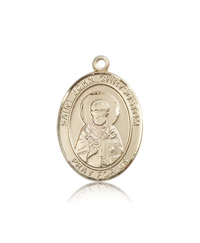 Bliss St John Chrysostom Catholic Patron Saint Medal