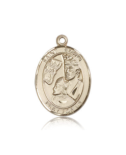 Bliss St Edwin Catholic Patron Saint Medal