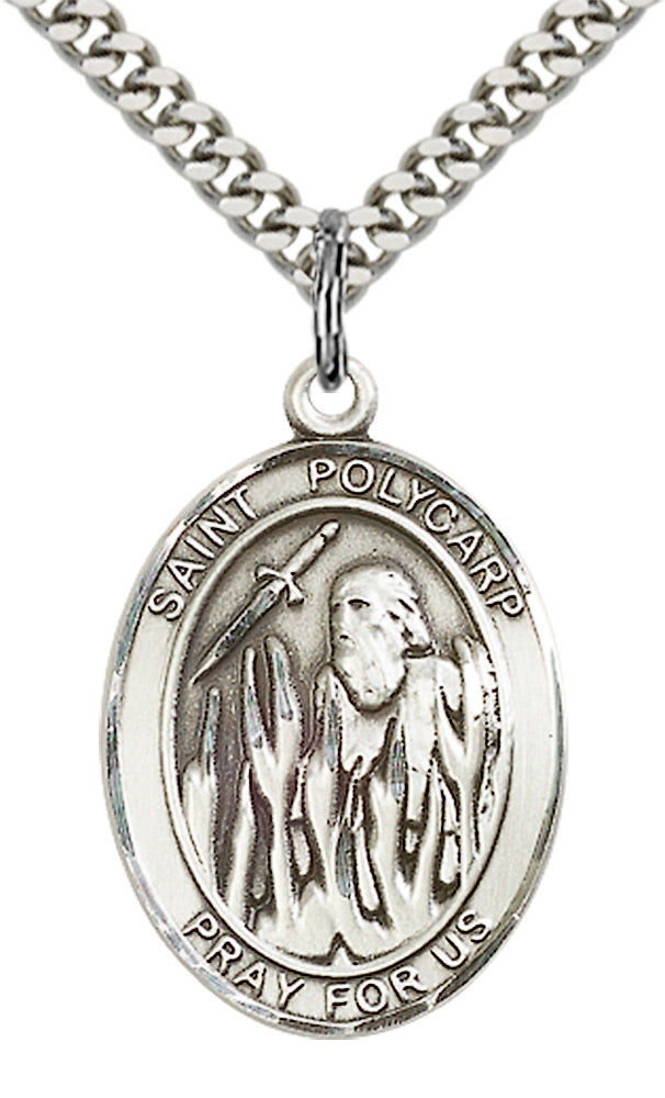 Bliss St Polycarp of Smyrna Catholic Patron Saint Medal