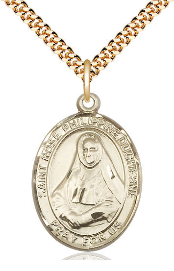 St Rose Philippine Duchesne Catholic Saint Medal, gold-filled, Bliss Manufacturing