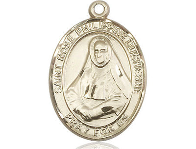 St Rose Philippine Duchesne Catholic Saint Medal, 14kt gold, Bliss Manufacturing