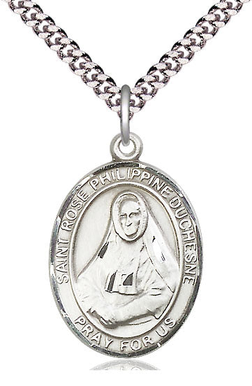 St Rose Philippine Duchesne Catholic Saint Medal, pewter / sterling silver / gold-filled, Bliss Manufacturing