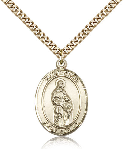 Bliss St Anne Catholic Patron Saint Medal