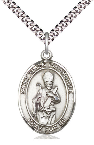 Bliss St Simon the Apostle Catholic Saint Medal