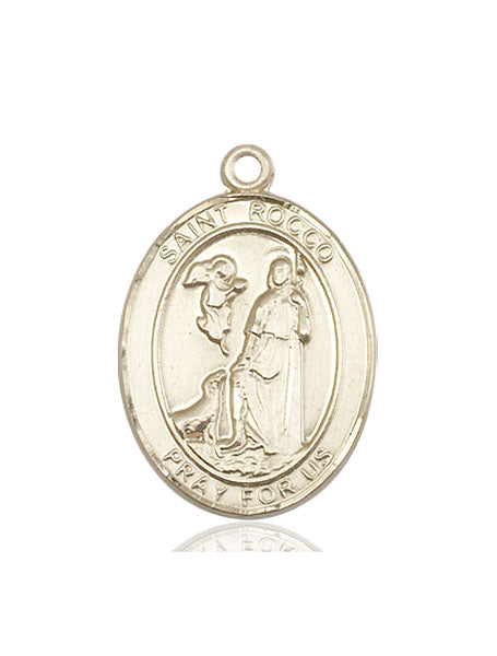 Bliss St Rocco Catholic Patron Saint Medal