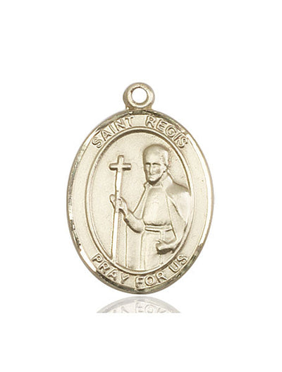 St Regis Medal Necklace, 14kt gold, Bliss Manufacturing