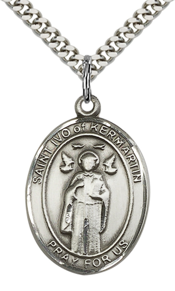 Bliss St Ivo of Kelmartin Catholic Saint Medal