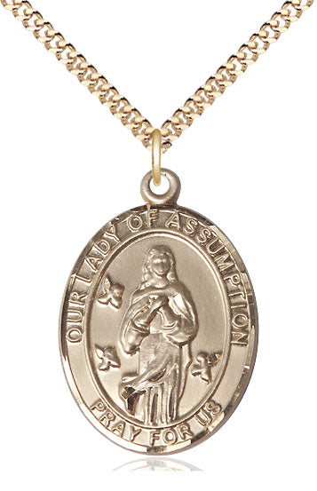 Bliss Our Lady of Assumption Catholic Patron Saint Medal