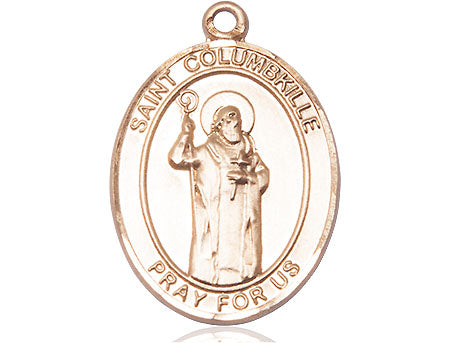 Bliss St Columbkille Catholic Patron Saint Medal