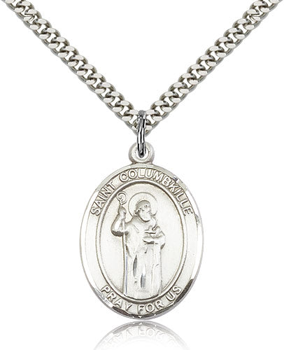 Bliss St Columbkille Catholic Patron Saint Medal