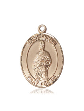 St Eligius Medal Necklace, 14kt gold, Bliss Manufacturing