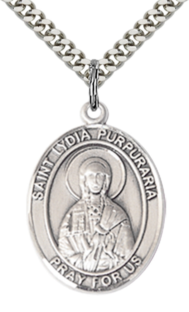 Bliss St Lydia Purpuraria Catholic Patron Saint Medal