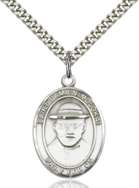 St Damien of Molokai Catholic Patron Saint Medals