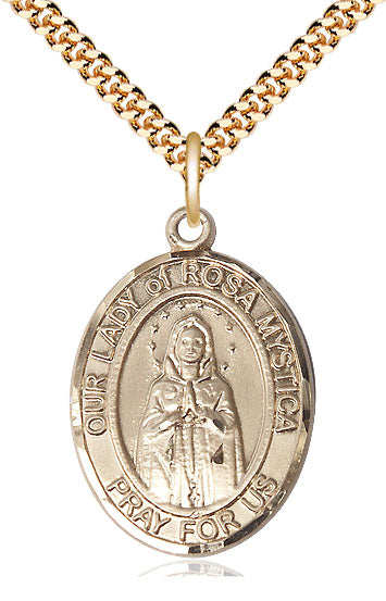 Bliss Our Lady of Rosa Mystica Catholic Patron Saint Medal