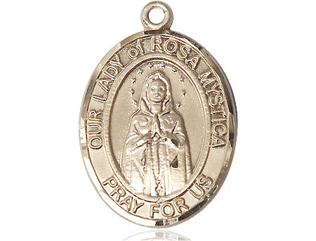 Bliss Our Lady of Rosa Mystica Catholic Patron Saint Medal