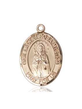 Bliss Spanish Rosa Mystica Catholic Patron Saint Medal