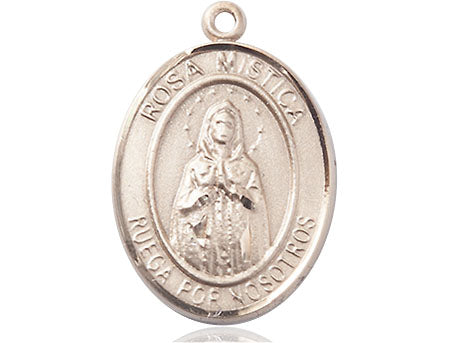 Bliss Spanish Rosa Mystica Catholic Patron Saint Medal