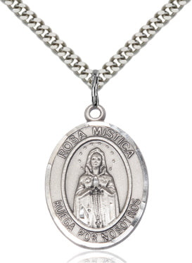 Bliss Spanish Rosa Mystica Catholic Patron Saint Medal