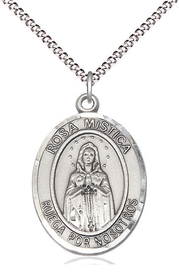 Bliss Spanish Rosa Mystica Catholic Patron Saint Medal