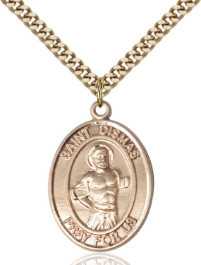 Bliss St Dismas Catholic Patron Saint Medal