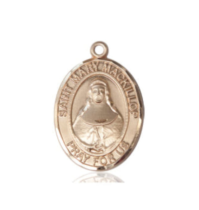14kt Gold St Mary Mackillop Catholic Patron Saint Large Size, Bliss Manufacturing