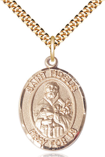 Bliss St Fidelis Catholic Patron Saint Medal