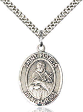 Bliss St Fidelis Catholic Patron Saint Medal