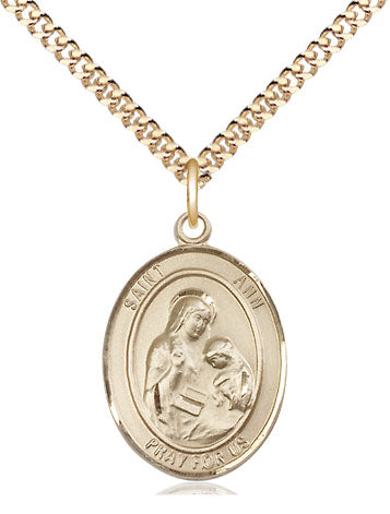 Bliss St Ann Catholic Patron Saint Medal