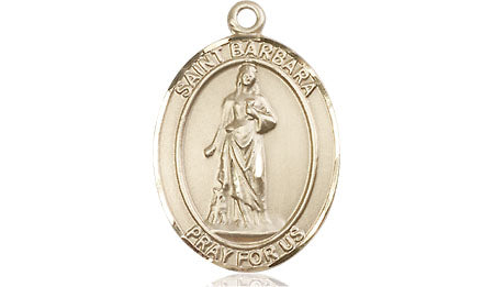 Bliss St Barbara Catholic Patron Saint Medal