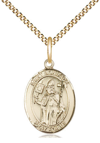 Bliss St Boniface Catholic Patron Saint Medal