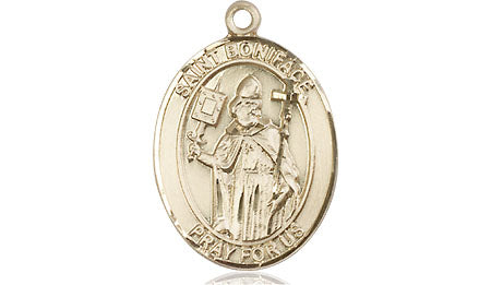 Bliss St Boniface Catholic Patron Saint Medal