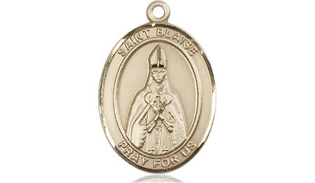 Bliss St Blaise Catholic Patron Saint Medal