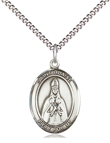 Bliss St Blaise Catholic Patron Saint Medal