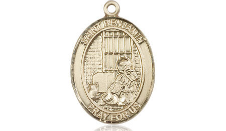 Bliss St Benjamin Catholic Patron Saint Medal