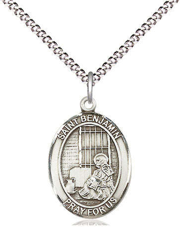 Bliss St Benjamin Catholic Patron Saint Medal