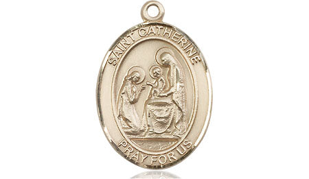 Bliss St Catherine of Siena Catholic Patron Saint Medal