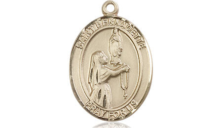 Bliss St Bernadette Catholic Patron Saint Medal