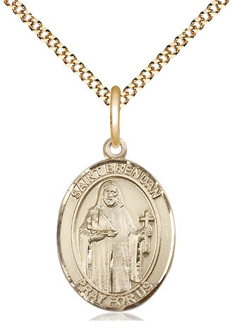 Bliss St Brendan the Navigator Catholic Patron Saint Medal