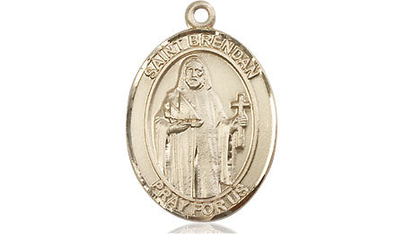 Bliss St Brendan the Navigator Catholic Patron Saint Medal