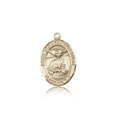 St Catherine Laboure Medal Necklace, 14kt gold, Bliss Manufacturing