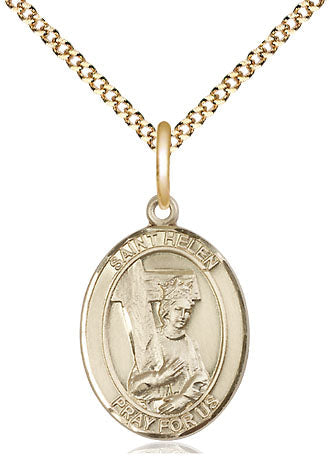 St Helen Medal Necklace, gold-filled, Bliss Manufacturing