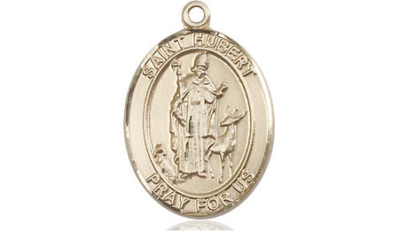 bliss manufacturing medium 14kt gold st hubert of liege medal jewelry,