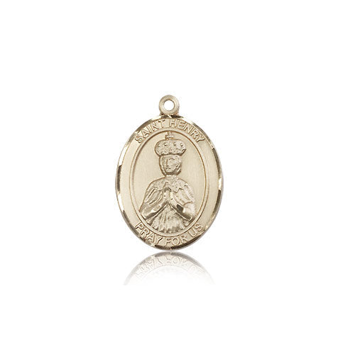 bliss manufacturing medium 14kt gold st henry II medal jewelry,