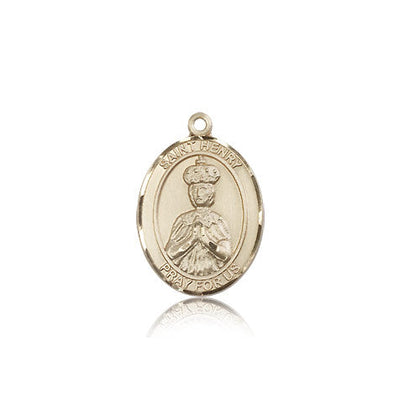 medium 14kt gold st henry II medal jewelry, Bliss Manufacturing