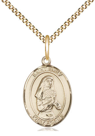 Bliss St Emily de Vialar Catholic Patron Saint Medal