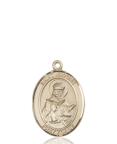 Bliss St Isidore of Seville Catholic Saint Medal