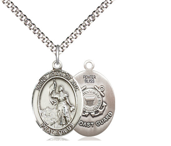 Bliss St Joan of Arc Coast Guard Catholic Patron Saint Medal