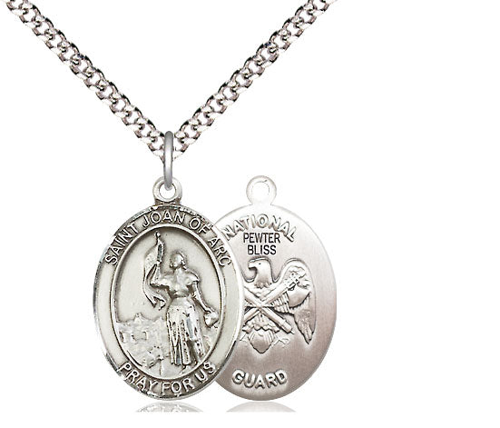 Bliss St Joan of Arc National Guard Catholic Patron Saint Medal