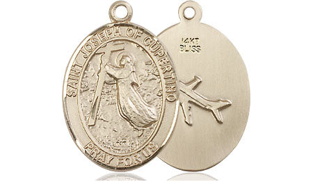 Bliss St Joseph of Cupertino w/Plane Catholic Patron Saint Medal