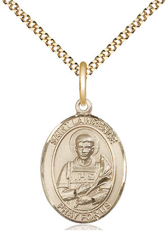 Bliss St Lawrence Catholic Patron Saint Medal